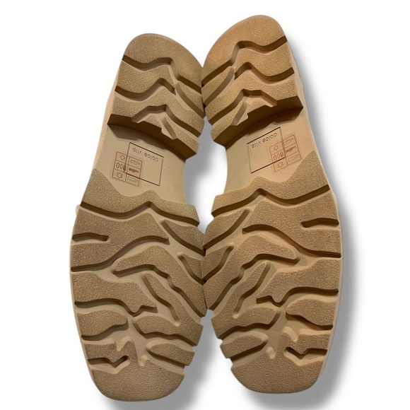 Dolce Vita Women's Elias Lug Sole Tailored Suede Loafer Tan Size 8.5 Wide - Picture 8 of 9